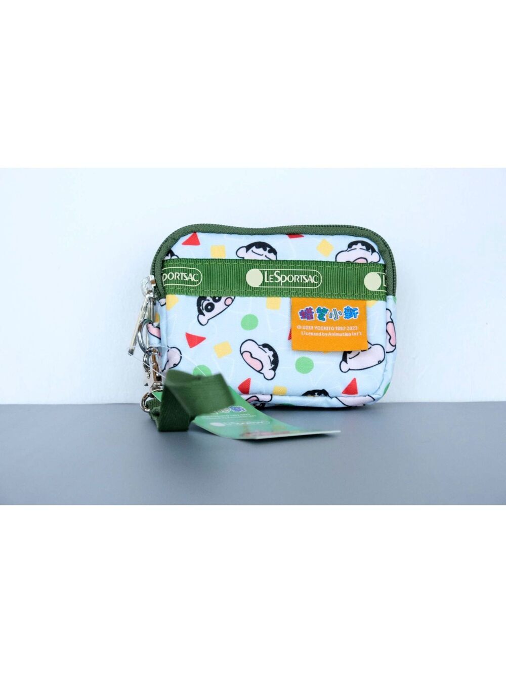 LeSportsac x Crayon Shin-chan 3zipper Wristlet Wallet NWT